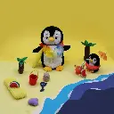 75201 - Penguin Mom and Her Baby (Mint) - 3.webp