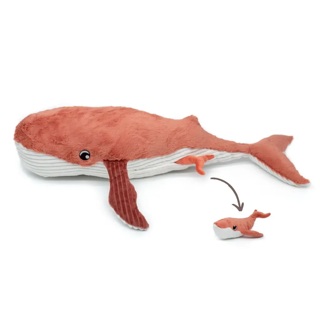 74300 - Whale Mom and Her Baby (Terracotta) - 2.webp