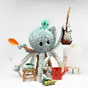 74102 - Octopus Mom and Her Baby (Mint) - 4.webp