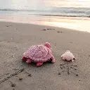 73501 - Sea Turtle Mom and Her Baby (Pink) - 4.webp