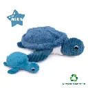 Sea Turtle Mom and Her Baby (Medium - Blue)