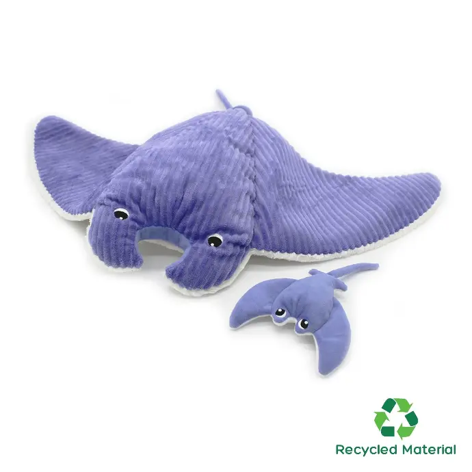 Manta Ray Mom and Her Baby (Purple)