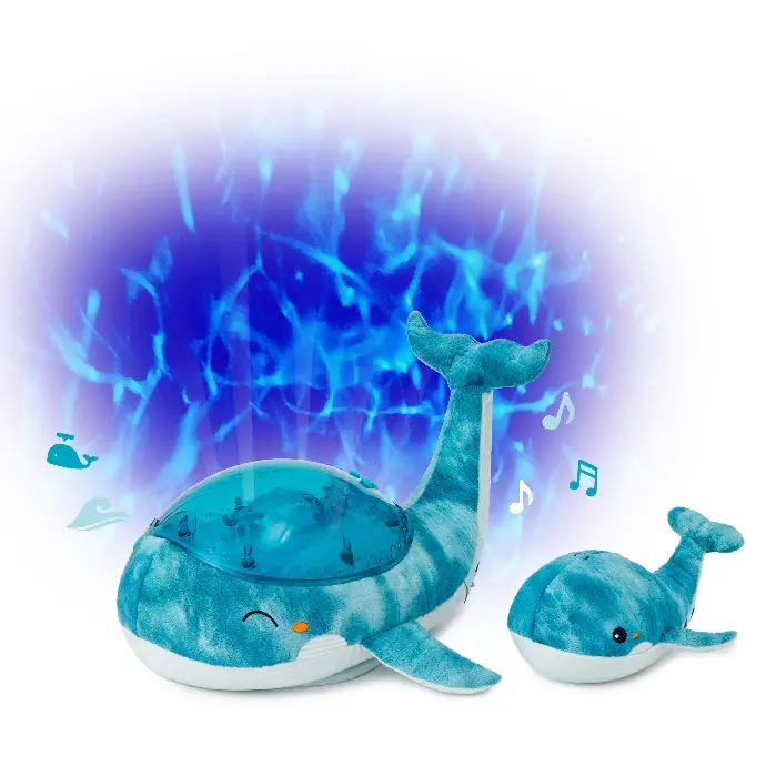 Tranquil Whale Family Blue