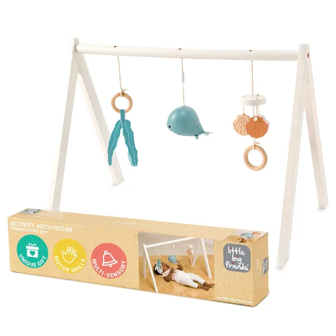 Wooden Activity Arch - Ocean Friends