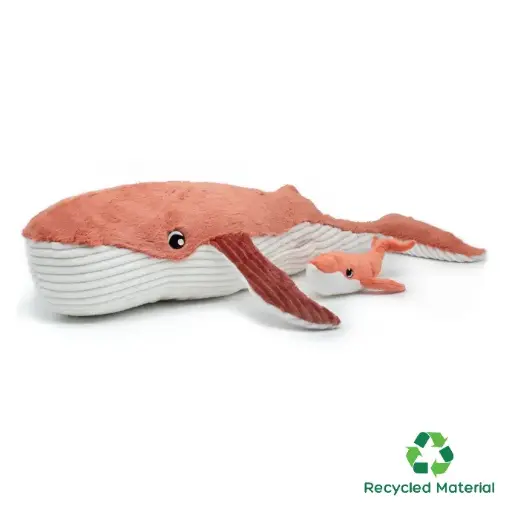 [LPT-74300] Whale Mom and Her Baby (Terracotta)