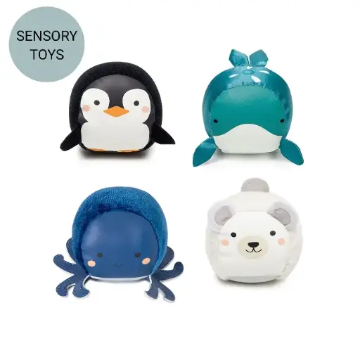 [LBF-303518] Roly Poly Balls - Ocean Set of 4